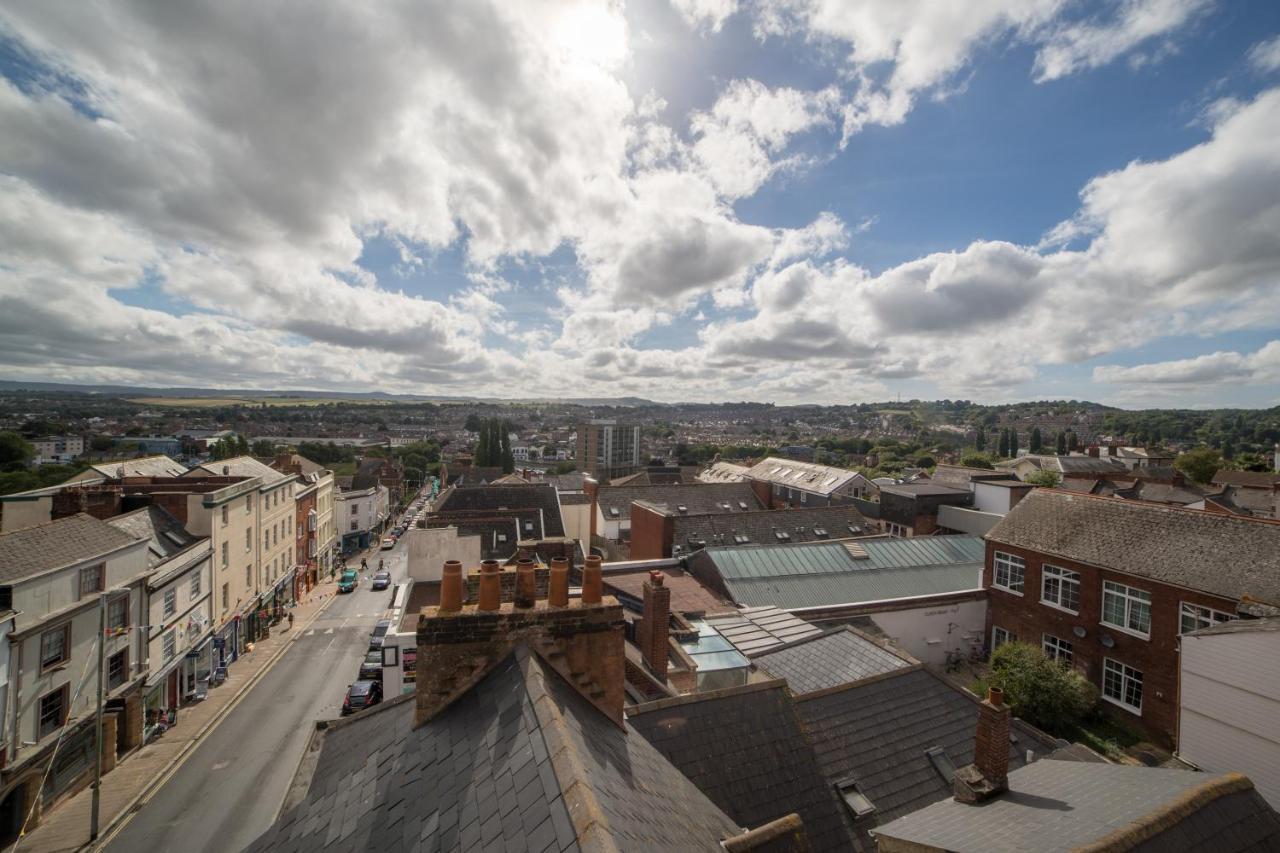 Stunning Central Exeter Apartment With Balcony And Fantastic View Eksteriør bilde